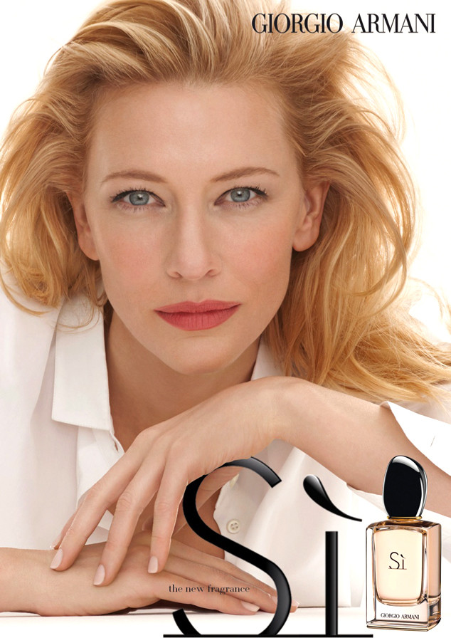 Si Giorgio Armani for women bayan manken aktris Cate Blanchett afiş.jpg