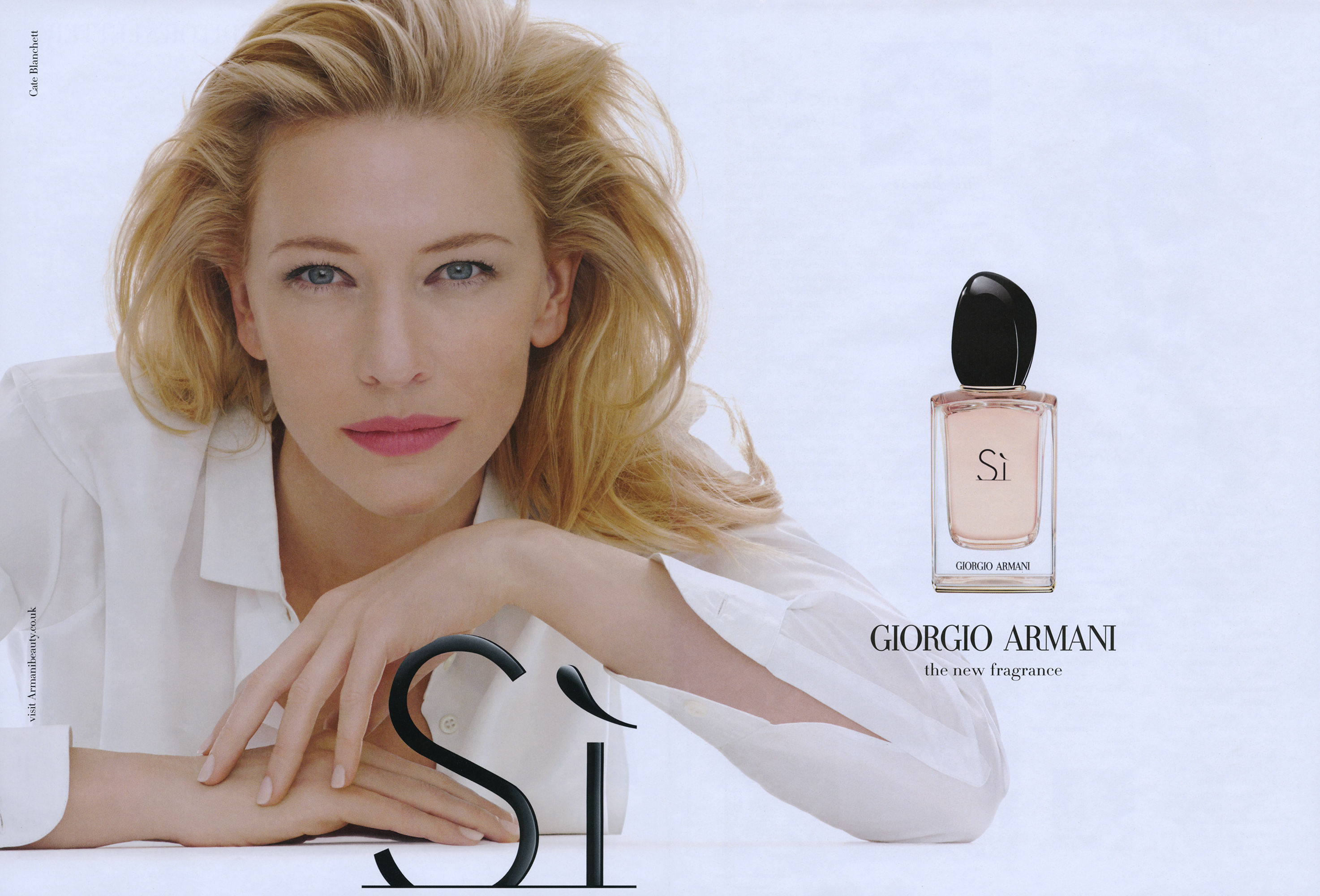 Ünlü avustralyalı aktris Cate Blancett Armani Si parfümünün yeni yüzü oldu..jpg