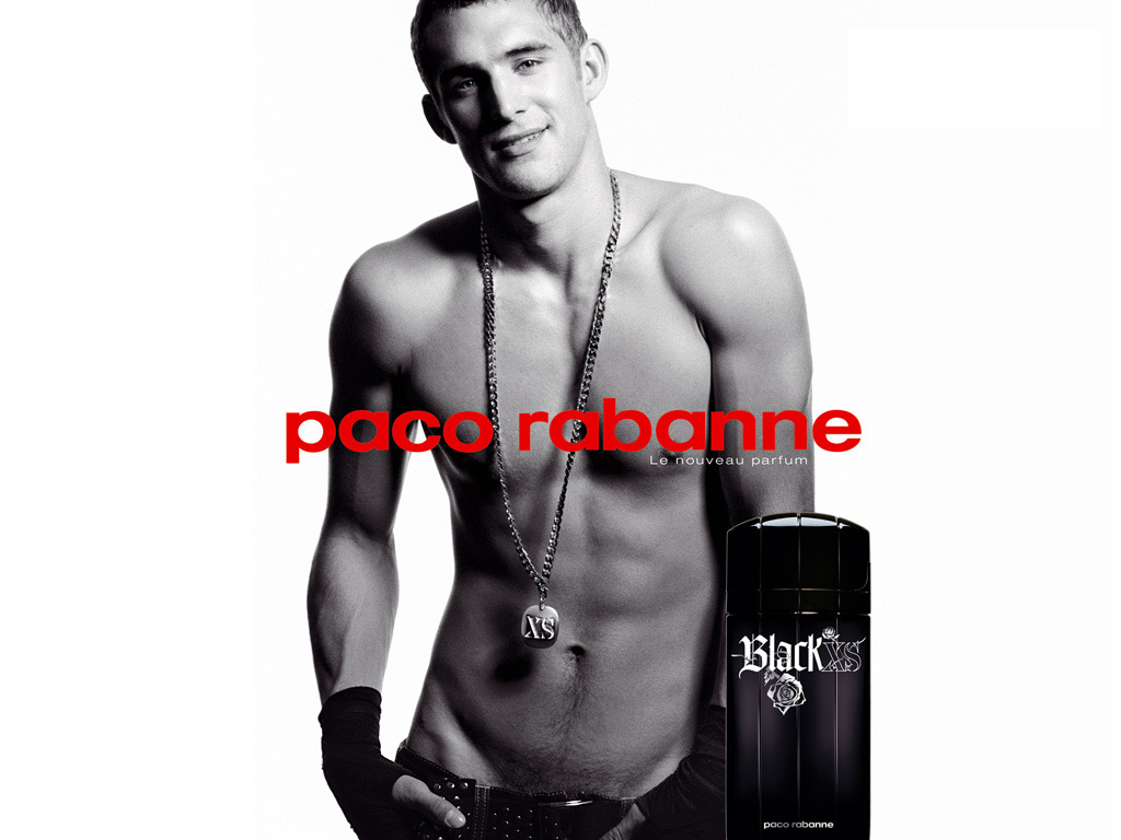 Black XS Paco Rabanne for men commercial manken poster.jpg