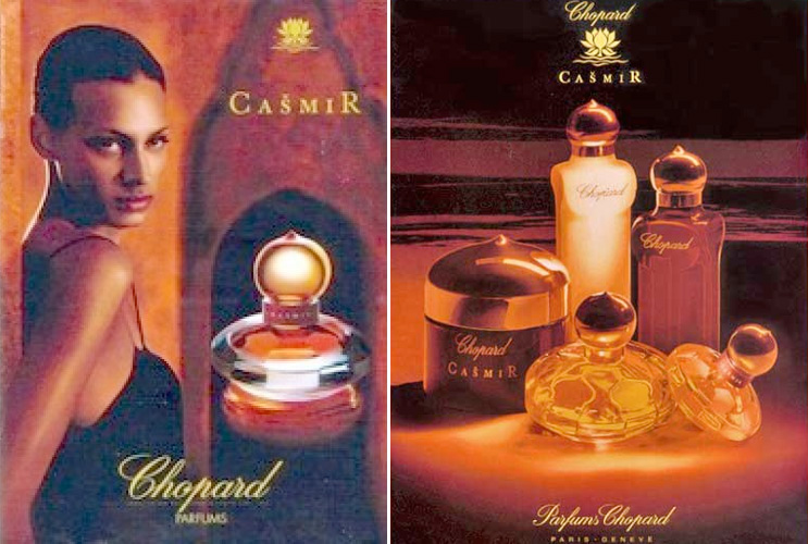 chopard casmir perfume Commercial reklam afişi kadın manken ve setleri.jpg