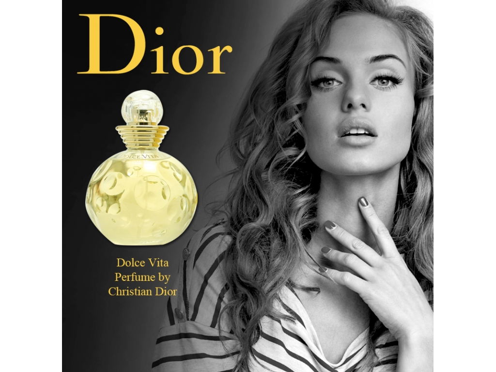 Christian Dior - Dolce Vita for women bayan manken afiş.jpg