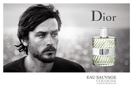 Eau Sauvage Christian Dior for men manken reklam afiş.jpg