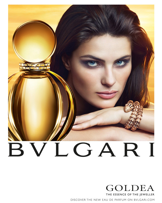 Goldea Bvlgari for women kutu şişe manken reklam afişi Bvlgari_Goldea 2 Isabeli Fontana.jpg