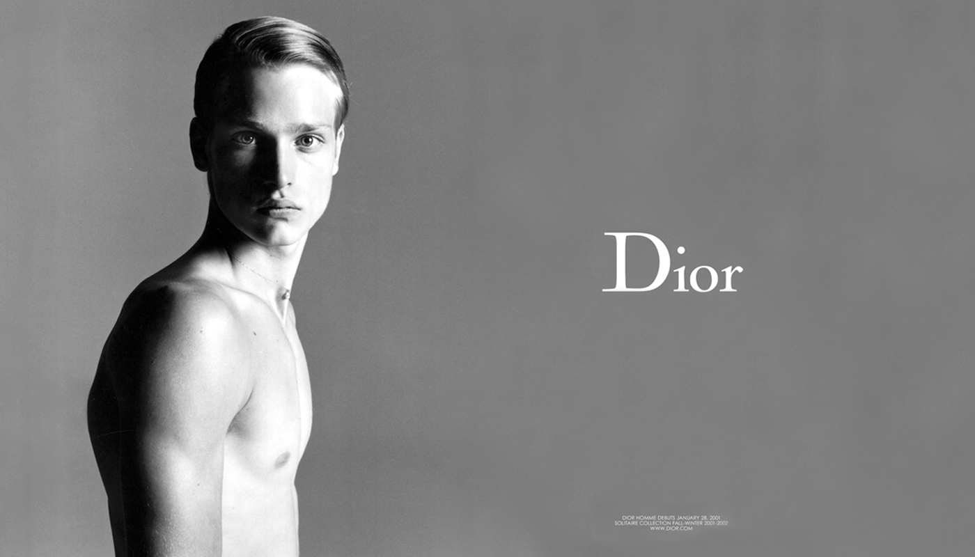 Higher Christian Dior for men manken üst kısım çıplak reklam afiş poster şişe yok orig...jpg