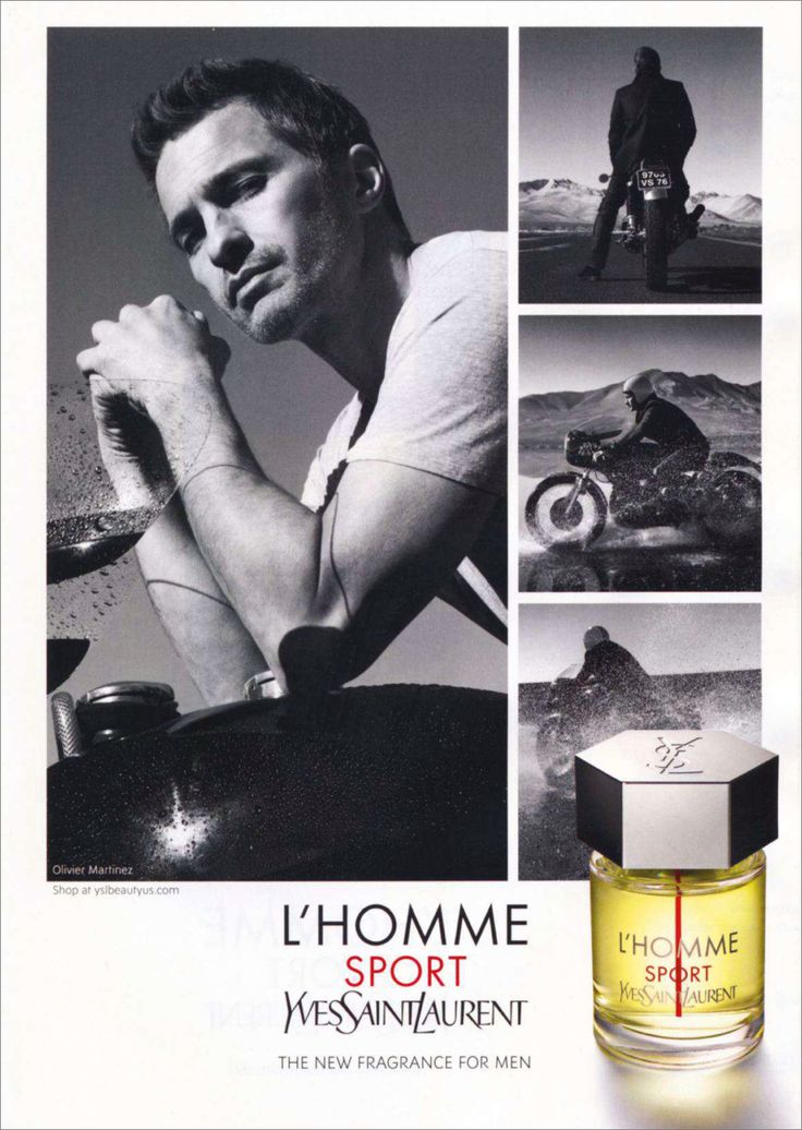 L'Homme Sport Yves Saint Laurent for men commercial reklam afişi o.37447.jpg
