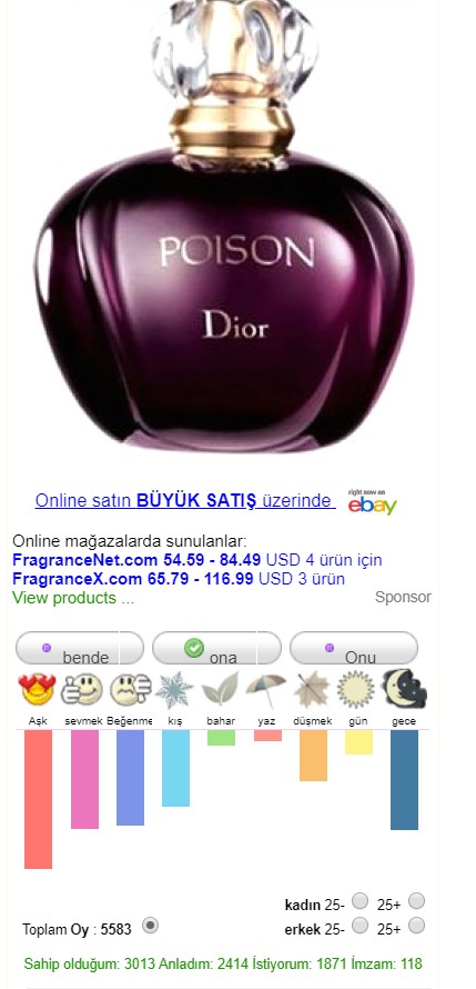 Poison dior for women beğeni love like dislike çizelgesi Fragrantica com şişe resim.jpg