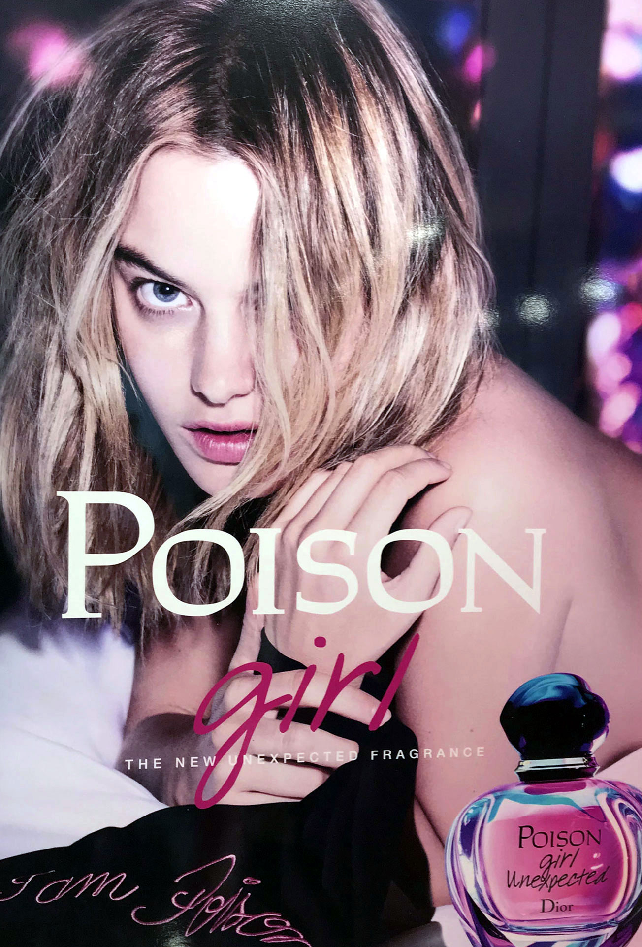 Poison Girl Unexpected Christian Dior for women manken uzanmış diklemesine afiş o.61742.jpg