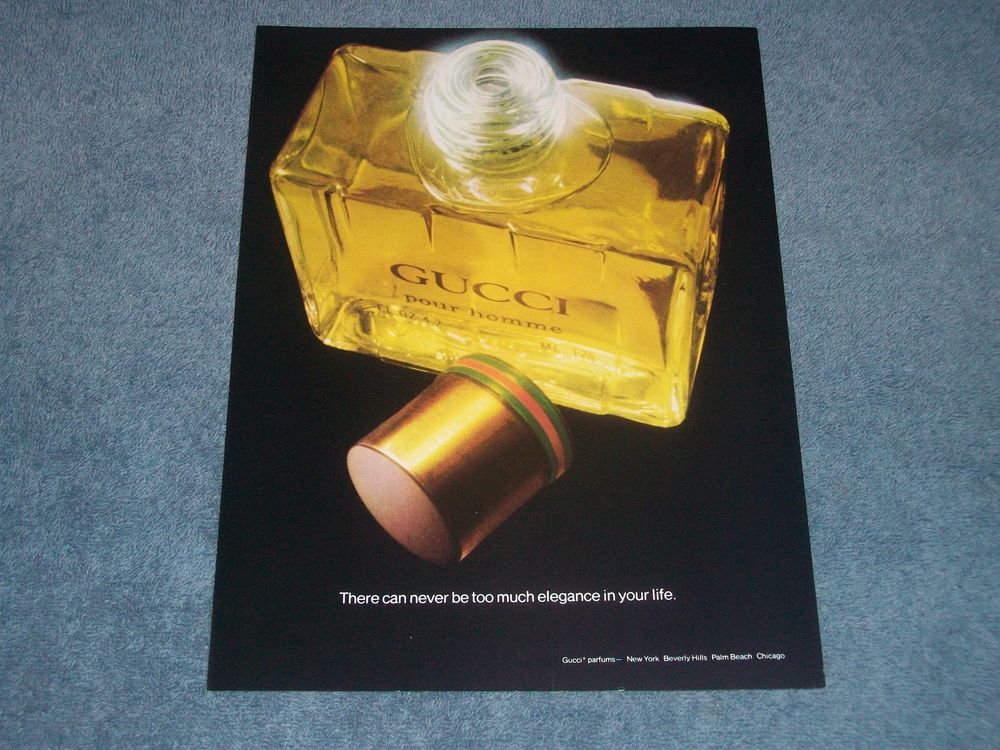 There can never be too much elegance in your life sloganı gucci 1981 s-l1000.jpg