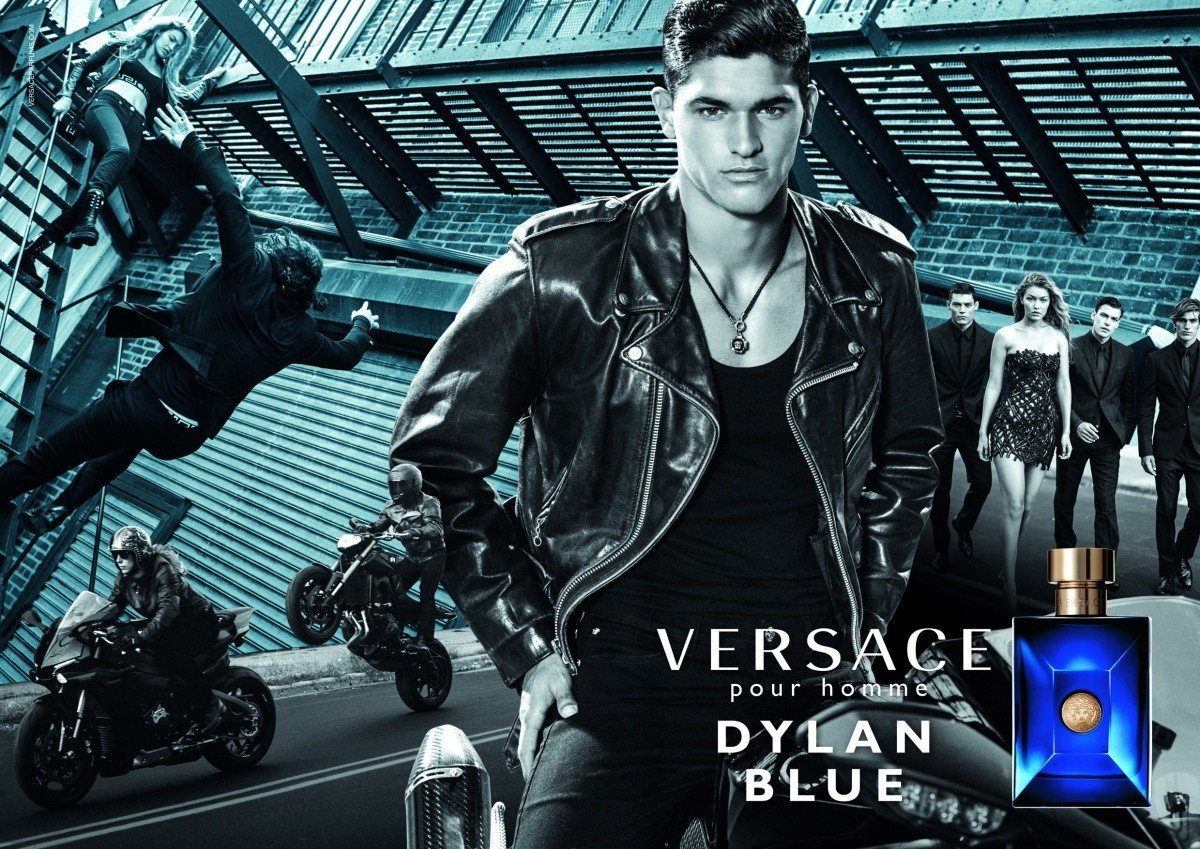 Versace Pour Homme Dylan Blue Versace for men commercial manken poster afiş.jpg