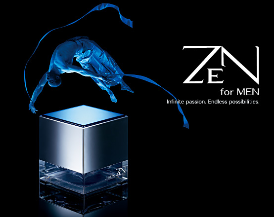 Zen for Men Shiseido for men mavi geri takla atan poster reklam afişi shiseido_zen_men.jpg