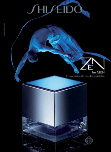 Zen for Men Shiseido for men ters takla atan mavi adam reklam afiş poster image_2176.jpg